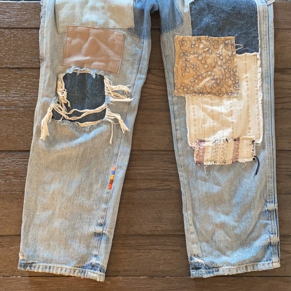 We the Free People Patchwork Carpenter Jeans SZ29 - Picture 3 of 7
